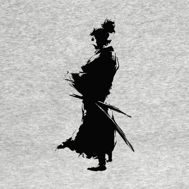 samurai silhouette by JamexAlisa